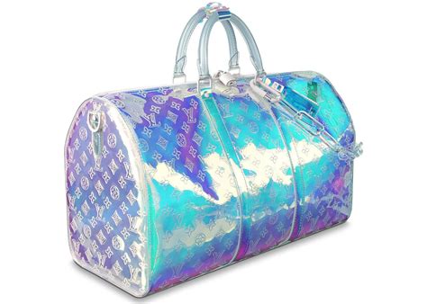 lv holographic|Louis Vuitton Keepall Bandouliere Monogram 50 Prism .